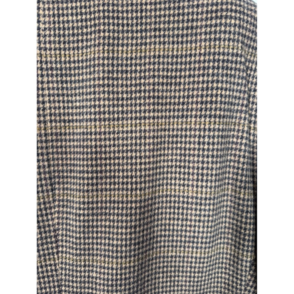 Tailors Row by Deansgate Mens 48L Brown Houndstooth Blazer Sport Coat USA Made - Picture 5 of 11